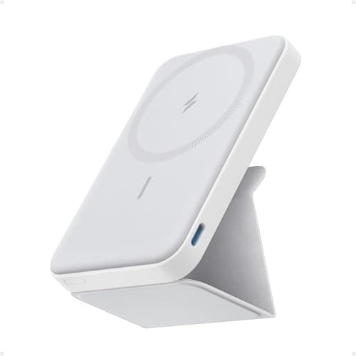 Image of Anker Power Bank, 622 Magnetic Battery (MagGo), 5000mAh Foldable Magnetic Wireless Portable Charger with Stand and USB-C Port, Magsafe for iPhone 17/16/15/14/13/12 Series