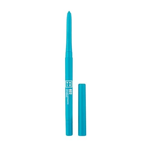 Image of 3INA MAKEUP - The 24h Automatic Eye Pencil 822 - Turquoise Creamy Precise Long Lasting Eyeliner Waterproof - Sharpener & brush