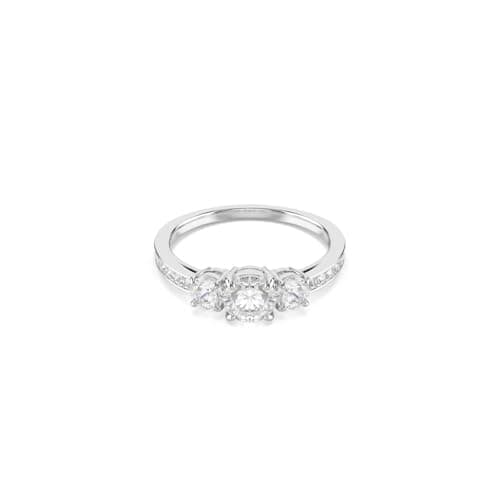 Image of Swarovski Anillo Attract Trilogy 5656289 White