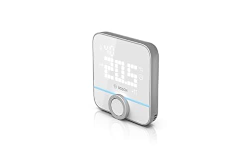 Image of Bosch Smart Home Room Thermostat II for wired heating systems, 230 V, compatible with Google Assistant and Alexa