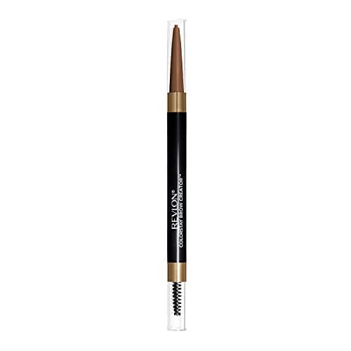 Image of Revlon Colorstay Eyebrow Pencil Creator with Powder & Spoolie Brush to Fill, Define, Sculpt, Shape & Diffuse Perfect Brows, Soft Brown (605)