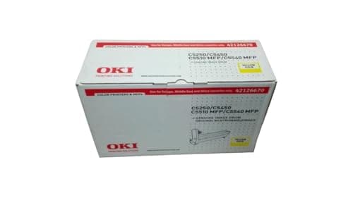 Image of OKI 42126670 laser printer drum kit yellow C5250 C5450 C5510 MFP C5540 MFP