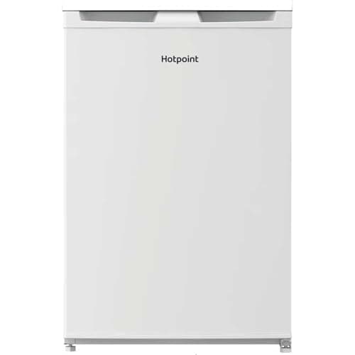 Image of Hotpoint Freestanding 128L Under Counter Larder Fridge With Low Frost Reduced Ice Build Up | Fresh Zone Organised Storage | LED Light | Adjustable Shelves | Compact 84x54x59 cm Fit