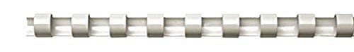 Image of Fellowes Plastic Binding Combs, 8mm A4, 21-40 Sheet Capacity, 21 Rings, White, Pack of 100 - Compatible with Comb Binding Machines