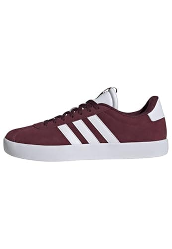 Image of adidas VL Court 3.0 Shoes Mens Trainers Red/White 10 (44.7)