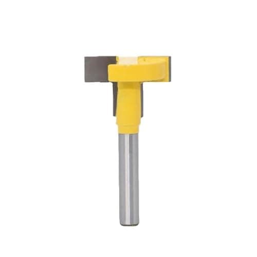 Image of Precision T-Slot Router Bit - 1/4" Shank, 8mm Cutting Edge for Wood & Metal Milling