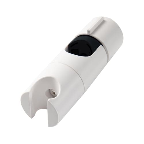 Image of OFFO Shower Head Holder, Slide Bar Adjustable 19-25mm, 45°Rotation Sprayer Holder, White