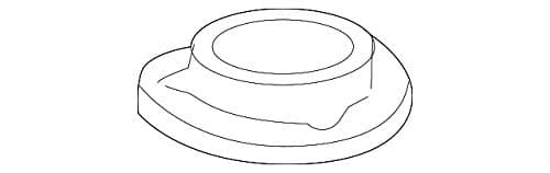Image of Subaru 20320 AJ00B, Suspension Strut Mount