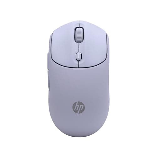 Image of HP 400 Quiet Wireless Mouse – Dual Bluetooth and USB 2.4GHz | 24 Month Battery | Silent Clicks | Soft Touch | 2D scroll wheel | Up to 6000 adjustable DPI | Purple