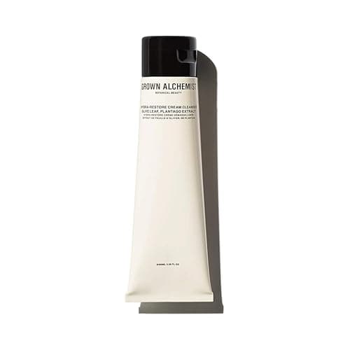 Image of Grown Alchemist Hydra-Restore Cream Cleanser: Olive Leaf, Plantago Extract - Gentle Cleanser for All Skin Types - Hydrating Face Wash for Dry, Sensitive & Acne Prone Skin - Oil Based - 100ml
