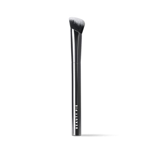 Image of BeautyPie Pro Angled Concealer Brush | Precision Blending | Foundation Brush | Angled Tip For Targeted Application And Contour | Smooth Application For Flawless Finish | Soft Dense Bristles | Vegan