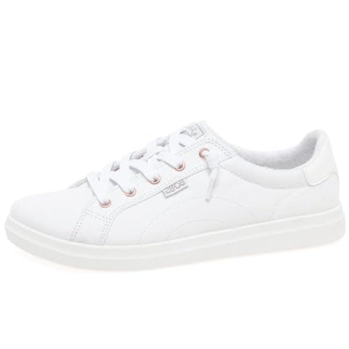Image of Skechers Women's Bobs D'vine Sneaker, White, 3 UK