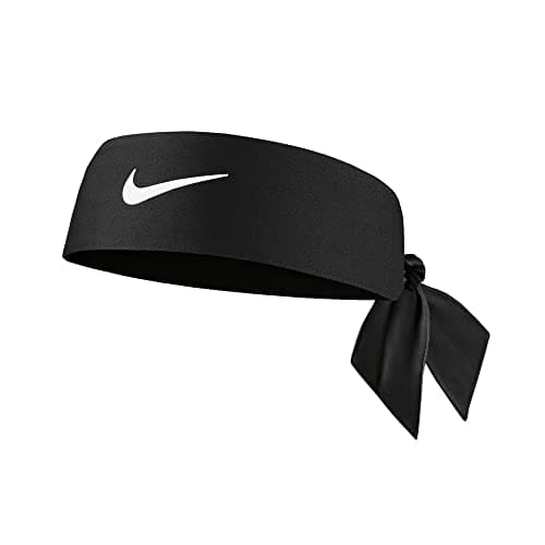 Image of NIKE Men's Dri-fit 4.0 Headband, Black/White, One Size UK