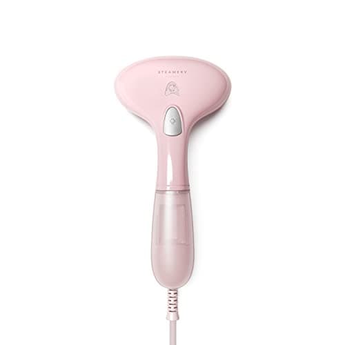 Image of Steamery Handheld Clothes Steamer Cirrus 1, 1500W, UK Plug, Heat Up in 30 Seconds, Portable Travel User Friendly Wrinkles Remover, Pink
