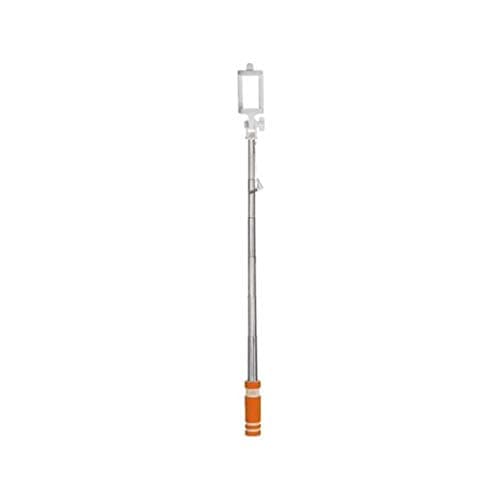 Image of Hama - Pocket Selfie Stick, with integrated 3.5mm cable shutter release, orange - Orange - Metal (1 Accessories)