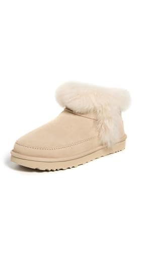 Image of UGG Women's Classic Ultra Mini Chalet Fashion Boot, Sandcastle, 10 UK