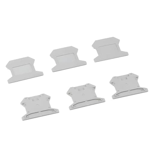 Image of 100pcs End D-UK 2.5 for Terminal Block UK-2.5B End Plate Din Rail Terminal Blocks End Cap D-UK2.5