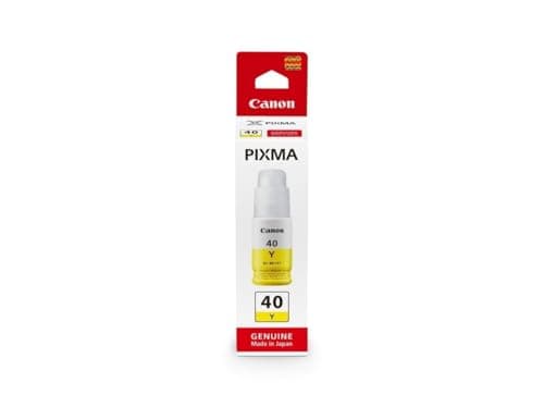 Image of Canon GI 40 Y - Yellow - original - ink refill - for PIXMA G5040, G6040, G7040, GM2040, GM4040