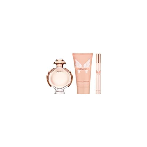 Image of Paco Rabanne Olympea Eau de Parfum 50ml Gift Set 2021 (Contains 50ml EDP, 75ml Body Lotion & 10ml Travel Spray), Pack of 1