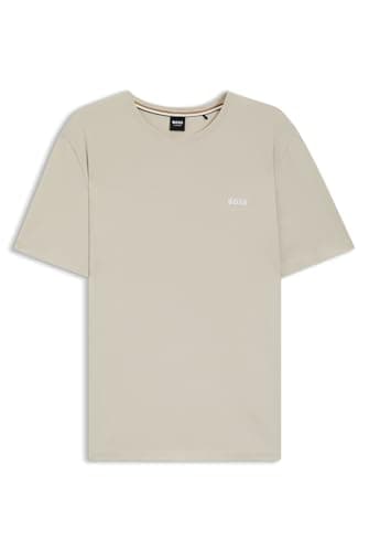 Image of BOSS Mens Mix&Match T-Shirt R Stretch-Cotton T-Shirt with Embroidered Logo