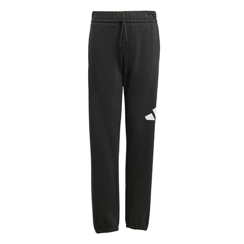 Image of adidas Unisex Kids Essentials Big Logo Pants, Black/White, 13-14 Years