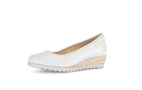Image of Gabor Shoes 52.6 Women's Closed Court Shoes, Bianco Oro 80, 2.5
