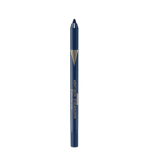 Image of Max Factor Masterpiece Wow Liner, 500 Dark Navy, 24-Hour Wear Eyeliner, High Colour Payoff, Waterproof and Smudgeproof, Vegan
