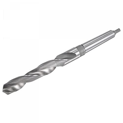 Image of sourcing map 21mm High-speed Steel Twist Bit Extra Long Drill Bit with MT2 Morse Taper Shank, 240mm Overall Length