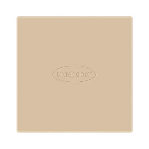 Image of Unicook Pizza Stone for Oven and Grill, Square Baking Stone 33 x 33 cm, Cordierite Cooking Oven Stone, Thermal Shock Resistant Pizza Pan for Pizza, Bread, Including Dough Scraper