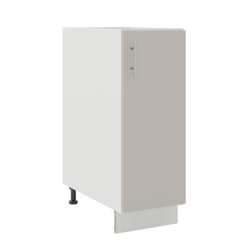 Image of JD Greta Adjustable Kitchen Base Unit - 300mm - Base Cabinet with Door (No Worktop) - Cashmere Matt
