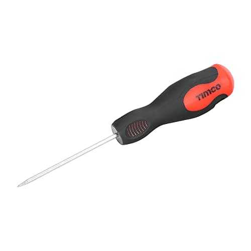 Image of TIMCO Brawdawl - 75mm - Ease The Insertion of a Nail or Screw - Ergonomic Soft Grip Handle - High Grade and Manufactured from CRV