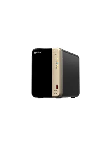 Image of QNAP TS-264-8G-US 2 Bay High-Performance Desktop NAS with Intel Celeron Quad-core Processor, M.2 PCIe Slots and Dual 2.5GbE (2.5G/1G/100M) Network Connectivity (Diskless)