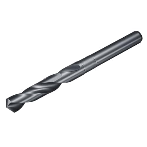 Image of sourcing map 15mm Drill Bit 1/2" Reduced Shank 3-Flat M2 High-Speed Steel Twist Nitriding Black 135° Bits for Hard Metal Stainless Steel,1pcs
