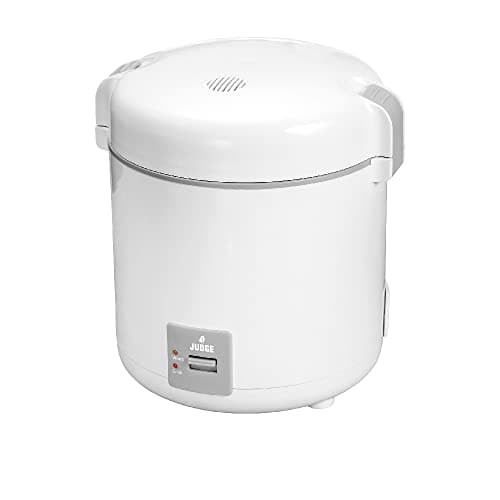 Image of Judge Small Electric Rice Cooker - Fully Automatic, 300ml For 2 Servings, Removable Non-Stick Rice Pot, Measuring Cup & Ladle, PFOA Free, Keep Warm Function
