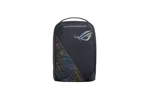 Image of asus ROG BP1501G Holographic Edition Backpack, Black, 33.2 x 46 x 15.3 cm