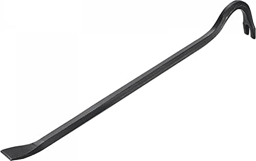 Image of Dunnet Tools 24in Wrecking Bar Forged Carbon Steel Swan Neck Crowbar Heavy Duty Rust Resistant Pry Tool Nail Pullers 600mm Crow Bar for Floorboards Pallet Demolition Wrecking Bars Heavy Duty