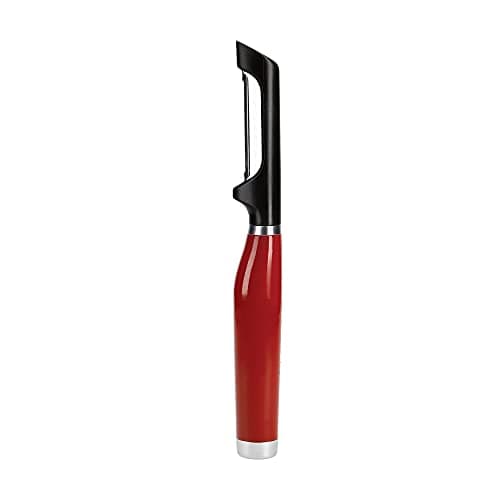 Image of KitchenAid Euro Peeler, Stainless Steel Swivel Peeler for Fruit and Vegetables - Empire Red