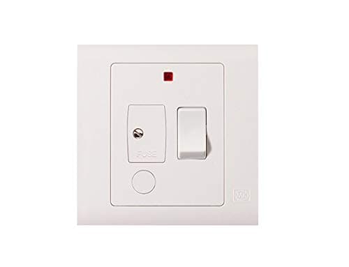 Image of MK Essentials 1G 13A Switched Fused Connection Unit with NEON