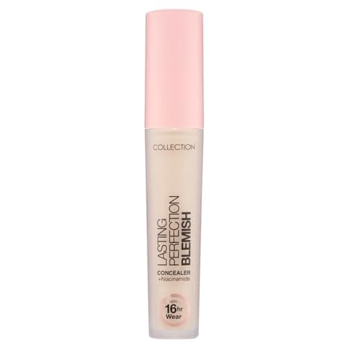 Image of Collection Cosmetics Lasting Perfection Full Coverage Blemish Concealer infused with Niacinamide, 4ml, Ivory