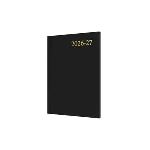 Image of 2026-2027 Mid/Academic Year Planner - 13 Month A5 Week-to-View - Collins Debden Essential Range Black (ESSA53M.99-2627)