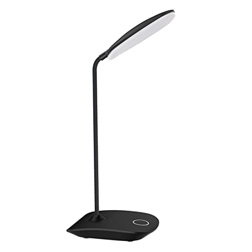 Image of DEEPLITE LED Desk Lamp with Flexible Gooseneck 3 Level Brightness, Battery Operated Table Lamp 5W Touch Control, Compact Portable lamp for Dorm Study Office Bedroom, Eye-Caring and Energy Saving