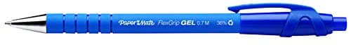 Image of Paper Mate FlexGrip Gel Pen, Blue, Pack of 12