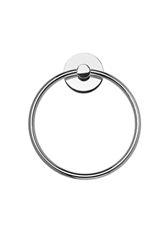 Image of Croydex Flexi-Fix Britannia Durable Brass and Stainless Steel Construction Towel Ring
