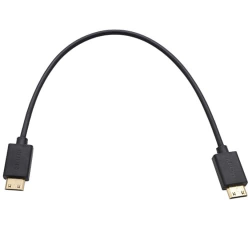 Image of HangTon Mini HDMI Type C Cable for DJI Ronin RavenEye Image Transmitter to Canon 6Dmk2 5D4 R RP 90D 200Dmk2 XA70 EOS-1D X Mark III, Nikon Z5 Z6 Z7 D750 D780 D850 Camera, 8K 4K 2K 60P, 20cm