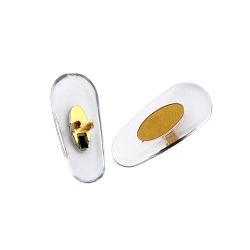 Image of HiCycle2 Replacement Nose Pads for Ray-Ban Aviator RB3025 Sunglasses Repair Kit Parts 16mm Gold