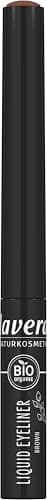 Image of lavera Liquid Eyeliner -Brown 02 - long-lasting & smudge-proof – no crumbs or smudges – precise felt applicator – natural cosmetics – 1 piece