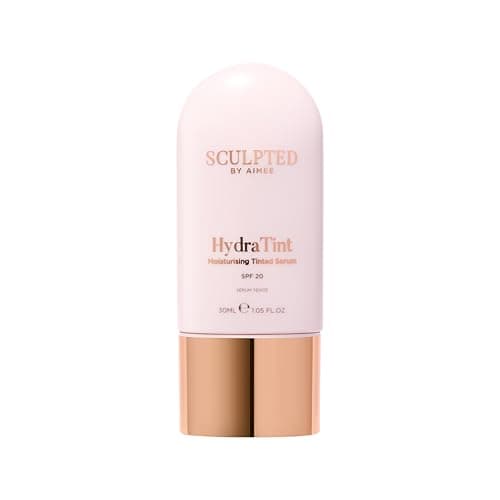 Image of HydraTint Moisturising Tinted Serum from Sculpted by Aimee - 30ml 2-in-1 Makeup and Skin-Perfecting Skincare Tinted Moisturiser & Serum Foundation with SPF 20, Hyaluronic Acid & Ceramides