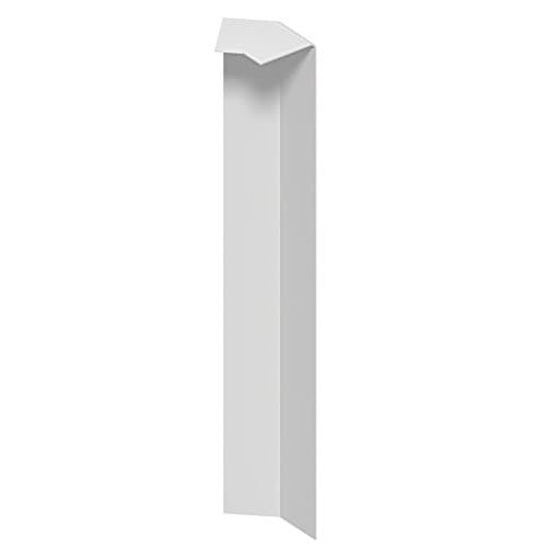 Image of White Fascia Capping Board 135° External PVC-u Corner Trim for Flat PVC-u Plastic Roof Fascia