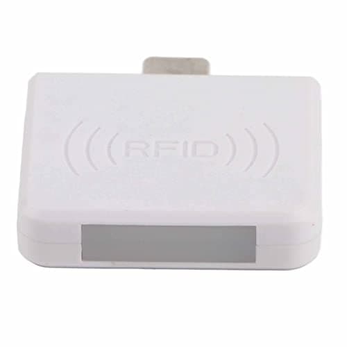 Image of Cryfokt High Frequency Non Contact Card Reader Smart Mini ID Card Reader Micro USB Plug and Play for Android System, Scratch‑Resistant Durable for VIVO Users (White)