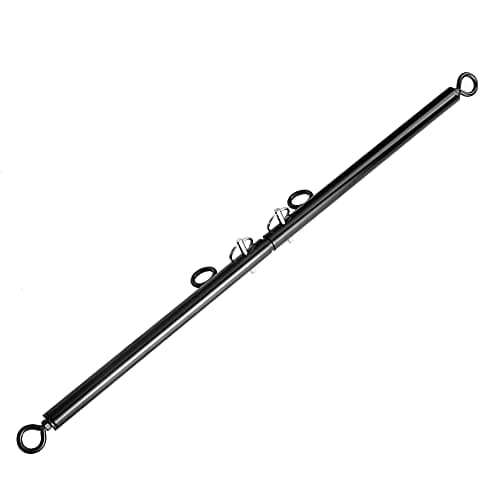 Image of PENJOY Aluminum Alloy Silver Adjustable Pilates Spreader Bar Set Sports Aid Training Yoga Fitness Gear…